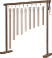 Meinl Sonic Energy Sound Bath Tube Chime Solfeggio Set Holzständer Schlägel
