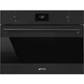 Smeg SO4301M0N Einbau-Mikrowelle, 45 cm, Schwarz-Matt
