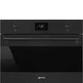Smeg SO4301M0N Einbau-Mikrowelle, 45 cm, Schwarz-Matt