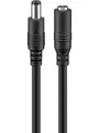 Pro 2.1 mm DC extension cable Black