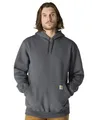 Carhartt Rain Defender Paxton Herren Sweatshirt mit Kapuze, schwer, Carbon Heather, Größe L, Anthrazit meliert, Large