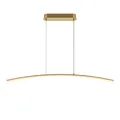 LED Pendelleuchte dimmbar in Messing 98 cm lang 2600-3500 K Hängelampe Esstisch