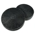 AIR2GO Aktivkohlefilter für Klarstein 10030983 / CGCH2 (2 Stück) - Schwarz