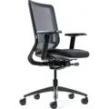 Yaasa Chair Classic Bürostuhl Ergonomisch, Schwarz – Traglast 130 kg – Regulierbare Lordosenstütze – 3D-Armlehnen – Anpassbare Rückenlehne - Schwarz