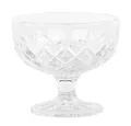 Chic Antique - Glas Schale Dessertschale Eisschale auf Fuß mit Schliff 61061600