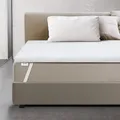 Matratzen Topper und antimykotisch 110x180cm Memory Foam H3 | Orthopädische Matratzentopper, belüftet | Matratzenauflage 6 cm | Gepolstert, mit abnehmbarem Bezug
