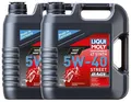 Liqui Moly Motoröl 4T Synth 5W-40 Street Race Motorbike 1685 2x4 Liter