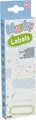 COLOP MARKY Aufbügeletiketten Set, 28 Stück iron-on Labels, 7 Motive