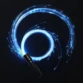 CHINLY LED-Faser Optik Peitsche Dance Space Peitsche Super helles Licht 40 Farb-Effekt-Modus 360° drehbar für Tanzen, Partys, Lichtshows, EDM Musik-Festivals