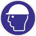 HP Autozubehör Gebotszeichen ASR A1.3/DIN EN ISO 7010 Kopfschutz benutzen Kunststoff (9000477505)