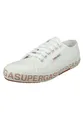 Superga Damen-Sneaker S111XQW 2750 COTW Glitterlettering Weiß A01 Gr. 36