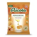 Ricola Honigwohl Karamell, 68g Beutel original Schweizer Kräuter-Bonbons mit 13 Alpenkräutern, Honig & Karamell, wohltuend für Hals & Stimme, 1 x 68g, laktosefrei & glutenfrei