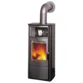 HARK Kachelofen "Opera B", schwarz, Kacheln, 7 kW, Dauerbrand geeignet