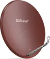 DUR-line Select 85/90cm Satellitenschüssel Alu ziegelrot