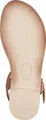 s.Oliver Damen Sandale Denim Stoff T-Riemen flach 5-28111-42, Größe:38 EU, Farbe:Blau