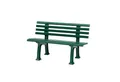 PROREGAL® Gartenbank ANTIGUA aus Kunststoff Parkbank Sitzbank Garten Balkon Terrasse