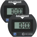 2x PARK LITE ELEKTRONISCHE PARKSCHEIBE DIGITALE PARKUHR SCHWARZ NEEDIT - 2 Stück