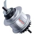 Shimano Teile Hinterradnabe NEXUS 8 SG-C6001-8C, 36 Loch, Shimano, Rücktritt, Festachse, silber - Silber
