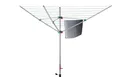 PROREGAL® Wäschespinne Wäschespinne Vento 3 Tragarmen Aluminium Hx⌀ 180x180cm