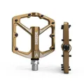 SHREDR. Ryzr Flat Pedale für MTB | Superleichte Flatpedals fürs Mountainbike | In 9 Farben | Superleicht: 320gr. pro Paar (Bronze, M)