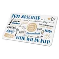 Brettchen mit Spruch Serie: Weisheit mit Text zum Abschied
