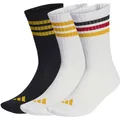 ADIDAS Herren Socken 3-STREIFEN DÄMPFENDE SPORTSWEAR CREW SOCKEN, 3 PAAR