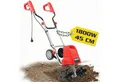 Hecht Elektromotorhacke Gartenfräse Gartenhacke Elektrisch 748, 1500W, 45 cm Arbeitsbreite, 22cm Arbeitstiefe, Transporträder, 6 Stahlmesser, 230V