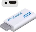 INF Wii zu HDMI Adapter, Wii to HDMI 720/1080P HD Converter Adapter mit 3,5mm Audioausgang