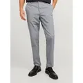 Jack & Jones Chinos JPSTMARCO mit Stretchkomfort und schmalem Bein Baumwollmischung, slim fit grau 33