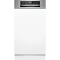 Bosch SPI6EMS17E Serie 6, Teilintegrierter Geschirrspüler, 45 cm, Edelstahl - Silber