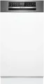 Bosch Geschirrspüler teilintegriert SPI6EMS17E | Serie 6 | 45 cm | Edelstahl | Energieeffizienz C | 44 dB, C (Spektrum A bis G)