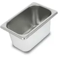 Vertes GN-Behälter 1/9 aus Edelstahl, 100mm tief, rostfrei, kratzfest, -40°C bis +300°C, für Bain-Marie & vielseitigen Gastro-Einsatz