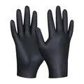 Gebol Black Nitril Ultra Strong puderfrei | 80 Stück | Größe L (Gr 9) | Premium Einweghandschuhe mit perfekter Passform | wasserfeste, praktische Nitrilhandschuhe | für Damen & Herren | schwarz