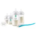 Philips Avent Baby-Geschenkflaschen-Set, 4x Flasche + Sauger + Bürste