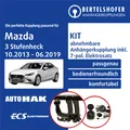 Für MAZDA 3 Stufenheck Typ BM 10.2013-06.2019 AHK abn +7pol spez. E-Satz TOP