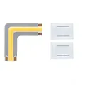 Paulmann 71121 MaxLED 500 LED Strip Full-Line COB Edge Edge 90° 0m 0,3W 833lm/m 800LEDs/m 2700K