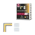 Paulmann 71121 MaxLED 500 LED Strip Full-Line COB Ecke 90° 0,3W 833lm/m 800LEDs/m dimmbar 0m Silber Kunststoff 2700K LED Band erweiterbar