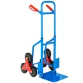 Treppensackkarre bis 200kg Transportwagen Treppensteiger blau B-Ware