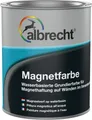 Lack Albrecht Magnetfarbe Grundierfarbe starke Magnethaftung dunkelgrau 750 ml