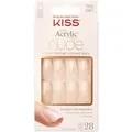 Kiss Salon Acrylic French Nude Revolutionary Natural Nails Medium