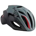 Met Fahrradhelm RIVALE Grau Schwarz S (52-56) Unisex Erwachsene Mehrfarbig
