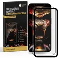 1x 9H Panzerglas für iPhone 16e FULL COVER matt Anti-Reflex entspiegelt mit Montagehilfe echtes Tempered Glass Displayschutz Schutzglas Schutzfolie Screen-Protector