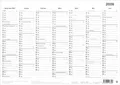 Black&White Tafelkalender A4 2026: Beidseitig bedruckter Jahresplaner im minimalistischen Schwarzweiß-Design. Praktischer Überblick über alle Termine im Format 29,7 x 21 cm (Bürokalender Heye)