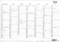 Black&White Tafelkalender A4 2026 | Deutsch | Kalender | Loseblatt-Ausgabe