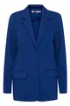 fransa FRLANO Damen Blazer Longblazer Jacke mit Reverskragen und Knopf mit Stretch, Größe:S, Farbe:Bellwether Blue (193943)