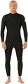 RIP CURL DAWN PATROL 4/3 BACK ZIP Full Suit 2026 black - S