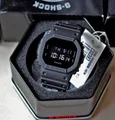 CASIO DW-5600BB-1ER Herren Digital Quarz Uhr Resin Armband DW-5600BB-1ER schwarz