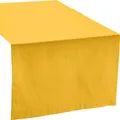 REDBEST Tischläufer Tulsa Baumwolle Curry Größe 40x170 cm