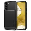Spigen Rugged Armor Hülle Kompatibel mit Samsung Galaxy S22 -Schwarz
