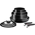 Tefal Ingenio Easy Cook & Clean Kochgeschirr-Set, 10-teilig, Blau, L1579102 - Blau